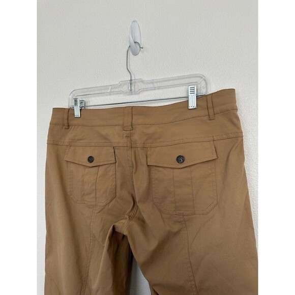Prana Monarch Convertible Straight Leg Pants Beige Hiking Climbing Women's 12 - Picture 9 of 9